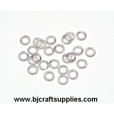 Silvertone Jump Rings - Split Jump Rings - Jewelry Jump Rings