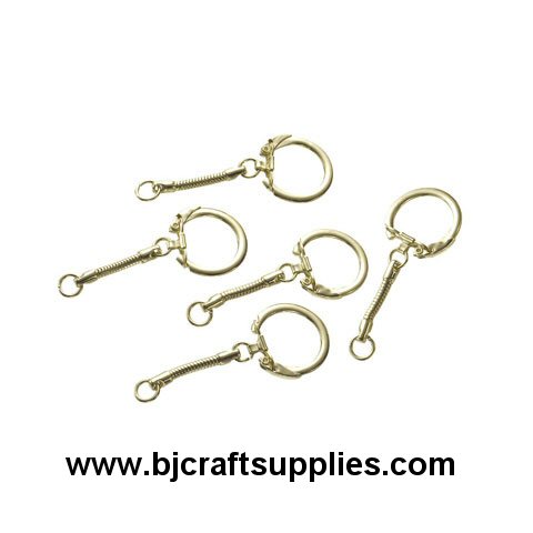 Brass Plated Steel Key Chain