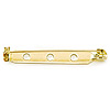 Bar Pins with Safety Catch - Pin Backs - Brooch Pin Backs