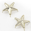 Star Studs - Studs for Clothing - Fabric Studs - Silver - Silver Studs for Clothing - Silver Nailheads - Bedazzler Studs - 