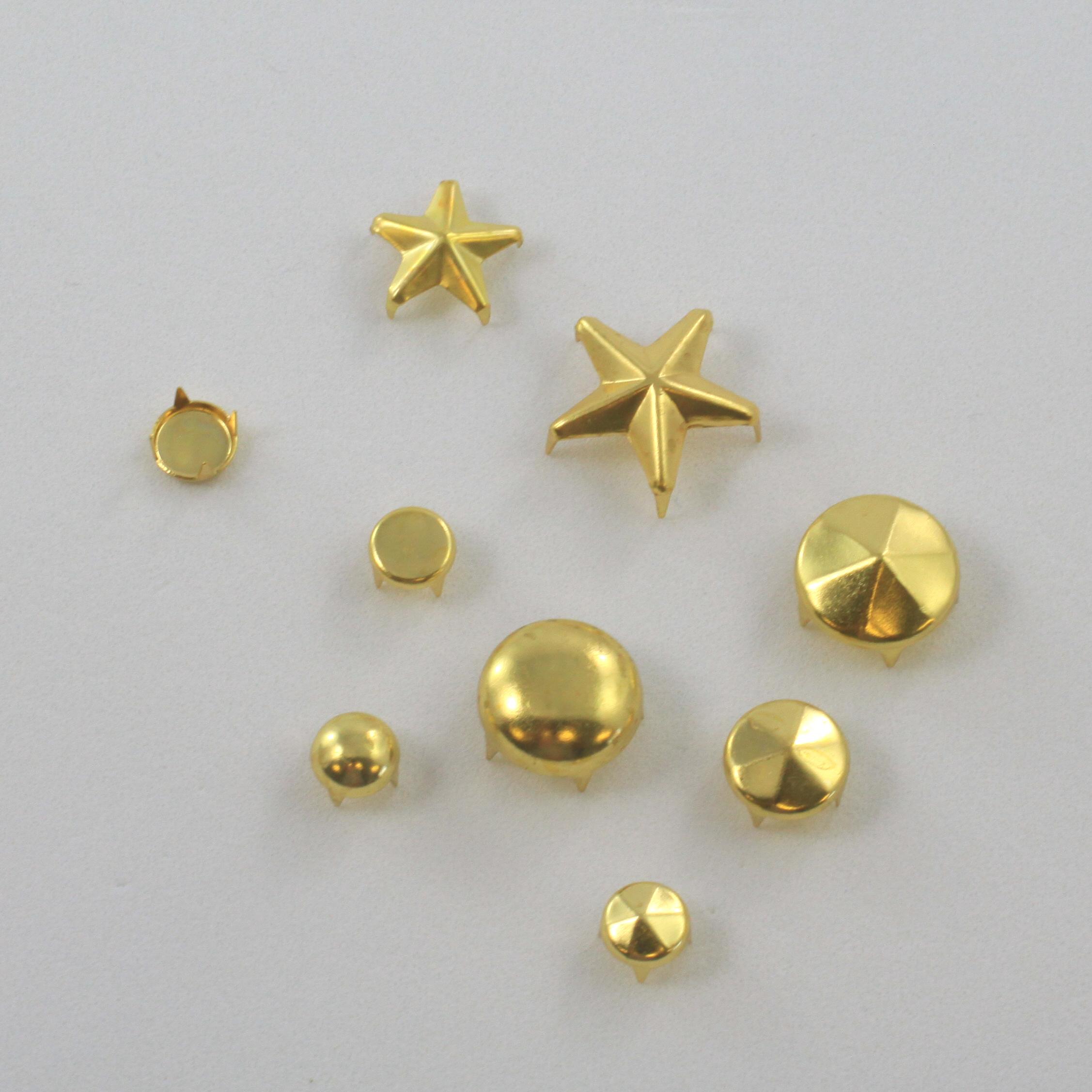 Gold Nailheads - Gold Studs for Clothing - Bedazzler Studs