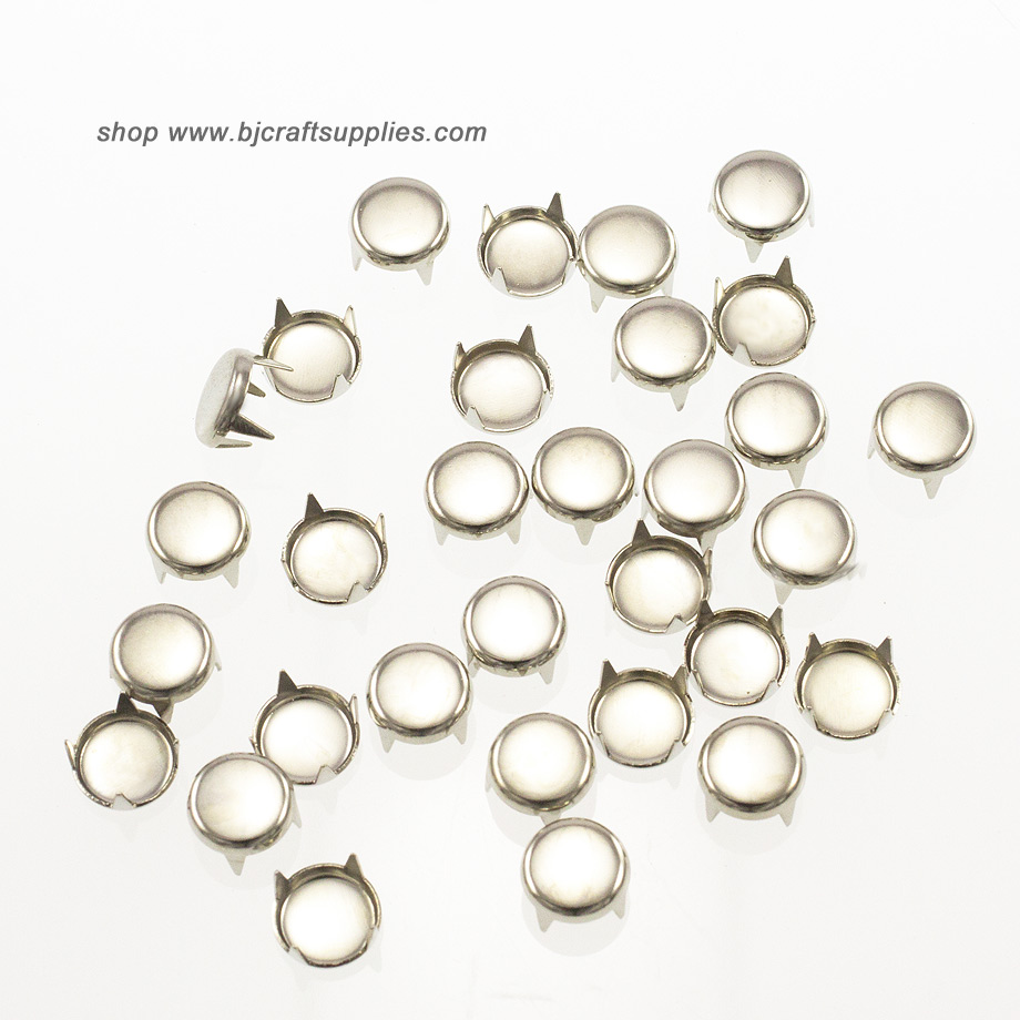 Silver Studs for Clothing - Silver Nailheads - Bedazzler Studs