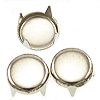 Round Studs - Studs for Clothing - Fabric Studs - Silver Studs for Clothing - Silver Nailheads - Bedazzler Studs