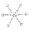 Beaded Snowflake Ornament Kit - Christmas Snowflakes - Snowflake Decorations
