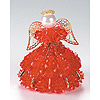 Birthstone Angel Kits - Beaded Angel Tree Topper - Birthstone Safety Pin Angel Kit - Beaded Angel Kits