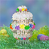 Beaded Egg Shaped Kit - Beading Kit - Craft Kit - Beaded Egg - Easter Egg Decorations