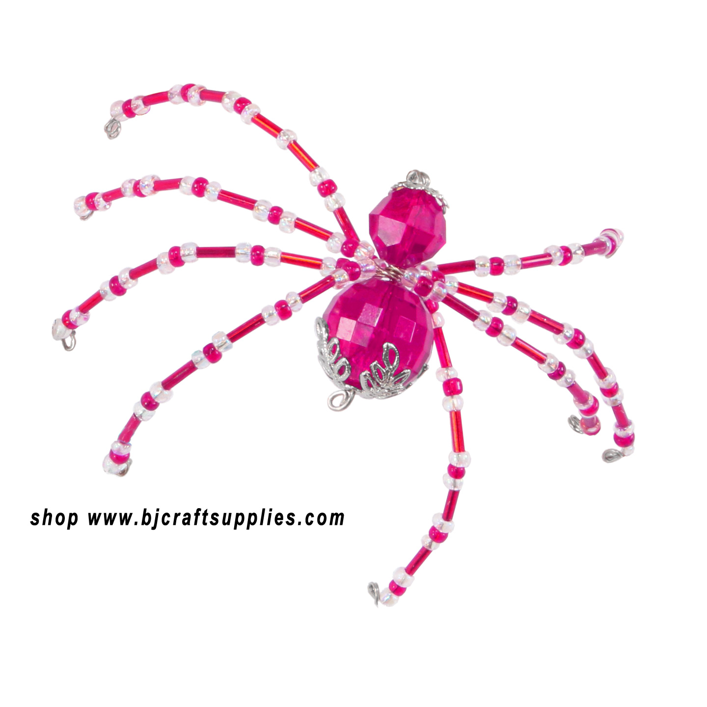 Christmas Spider Ornament Kit - Christmas Spider to Make - Green Christmas Spider