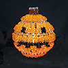 Beaded Jack O'Lantern Kit - Craft Kit - Holiday Craft Kit - Beaded Craft Kit - Halloween Decorating