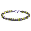 Chainmaille Jewelry - Byzantine Bracelet Kit - 3 COLOR - FIELDS OF HEATHER - Jewelry Kit - Jump Ring Jewelry