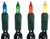 Mini String Lights - Green Cord - Multi Colors - Mini String Lights