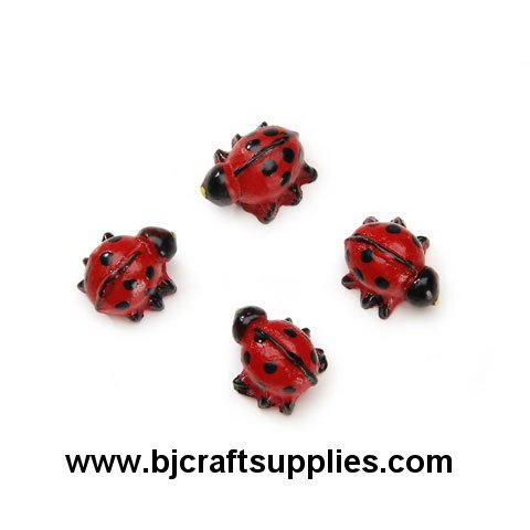 Small Plastic Ladybugs - Miniature Lady Bugs