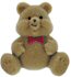 Flocked Brown Bears - Flat Back Bears - Flocked Brown Bear - Flat Back Bears