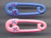 Plastic Diaper Pins - Blue - Diaper Pins - Baby Shower Decorations - 