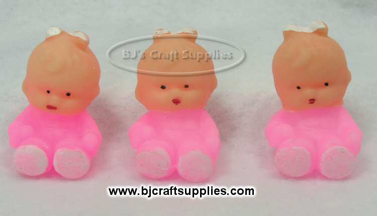 Soft Plastic Babies for Showers and Decorating