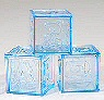 Plastic Baby Blocks with Lid - Plastic Baby Blocks - Baby Shower Decoration - Baby Shower Table Decorations