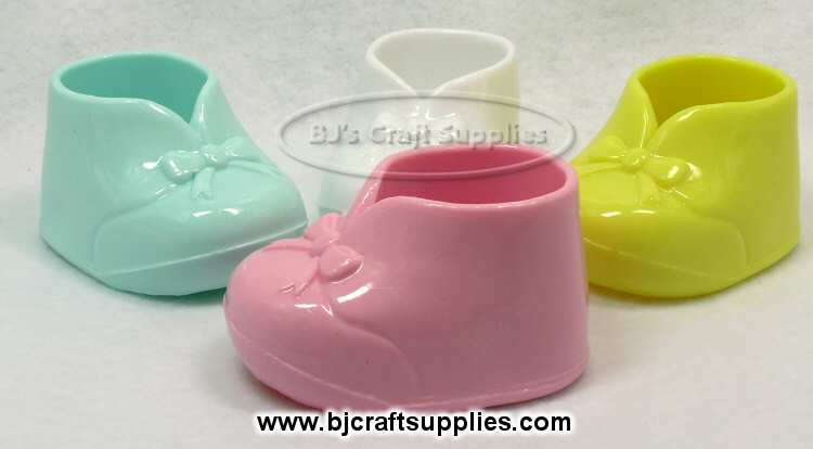 Baby Shower Decoration - Plastic Baby Bootie - Baby Shower Table Decorations