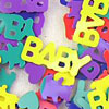 Bright Baby Confetti - Baby Shower Decoration - Baby Confetti