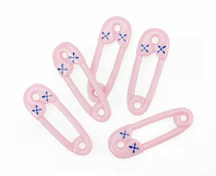 Diaper Pins - Baby Shower Decorations