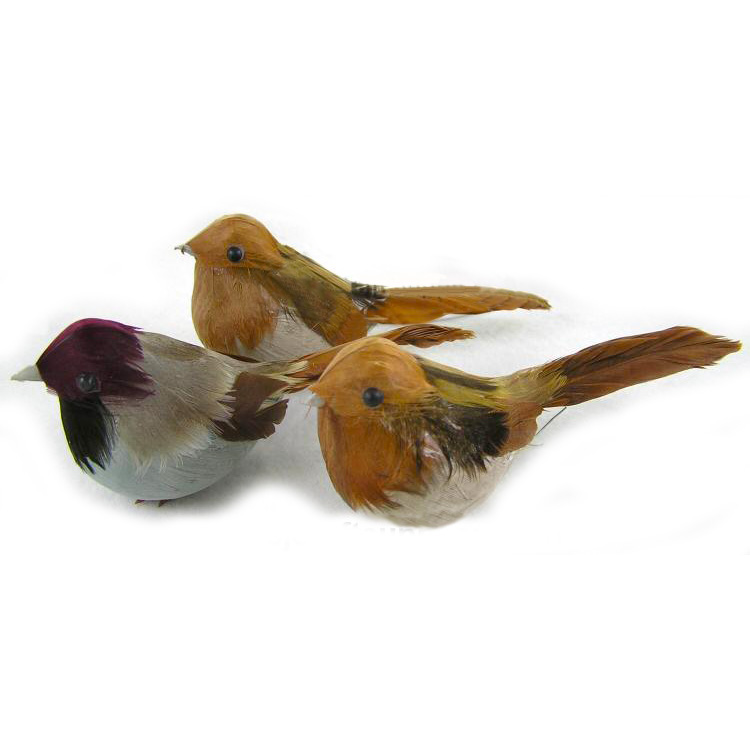 Feathered Chickadee - Miniature Birds - Artificial Birds - Chickadees