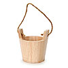 Mini Wood Bucket - Tiny Wooden Bucket - Mini Bucket - Miniature Wooden Bucket