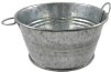 Mini Galvanized Wash Tub - Metal Rusty Tin Wash Tub - Mini Galvanized Tub - Miniautre Galvanized Wash Tub