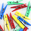 Mini Plastic Clothespins - Colored Clothespins - Colored Plastic Clothespins - Colored Mini Clothespins - Tiny Clothespins for Crafts
