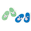 Timeless Minis? - Flip Flops - Mini Beach Shoes - Toy Miniatures - Doll House Supplies - Miniature Doll House Accessories - Mini Beach Shoes