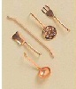 Timeless Minis Mini Cooking Utensils  w/rack - Copper Utensils - Mini Copper Utensils - Mini Kitchen Utensils