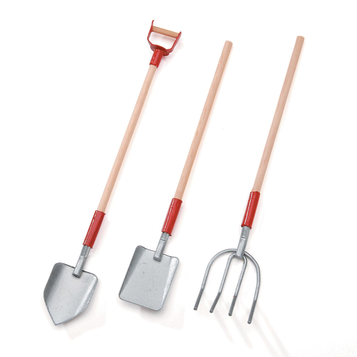 Miniature Garden Tools - Mini Garden Tools - Mini Shovel - Mini Spade - Miniature Pitch Fork