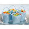 Blue Mini Baby Buckets - Baby Bucket Decoration Blue - Baby Shower Decoration - Baby Shower Favor