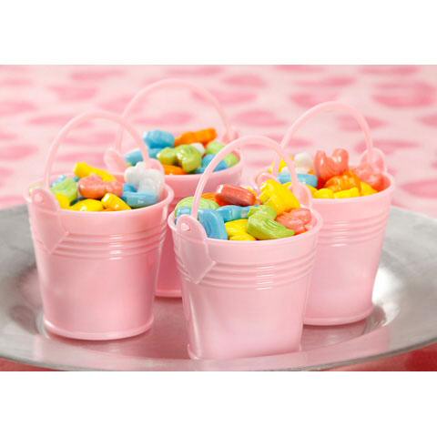 Baby Bucket Decoration Pink - Baby Shower Decoration - Baby Shower Favor