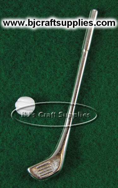 Mini Golf Club and Golf Ball - Golf Miniatures - Miniature Golf Club - Miniature Sports Table Decorations