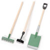 Miniature Garden Shovel, Rake, Hoe Set - Rake Hoe Shovel Miniatures - Garden Miniatures - Tool Miniatures