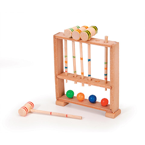 Mini Croquet Set - Miniature Croquet Set - Mini Toys