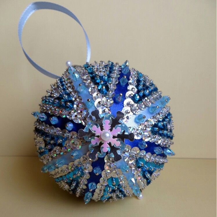 Sequin and Bead Christmas Ornament