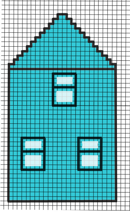 Plastic Canvas House Bank Pattern Pieces - Craft Supply Depot