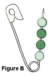 Safety Pin Jewelry - Bead Sequence for Safety Pin Bracelet