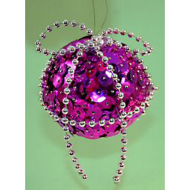 Special Sequin Christmas Ornaments - Free Christmas Craft Instructions