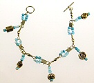 Pattern for Bracelet with E-Beads and Snap Swivels from BJ