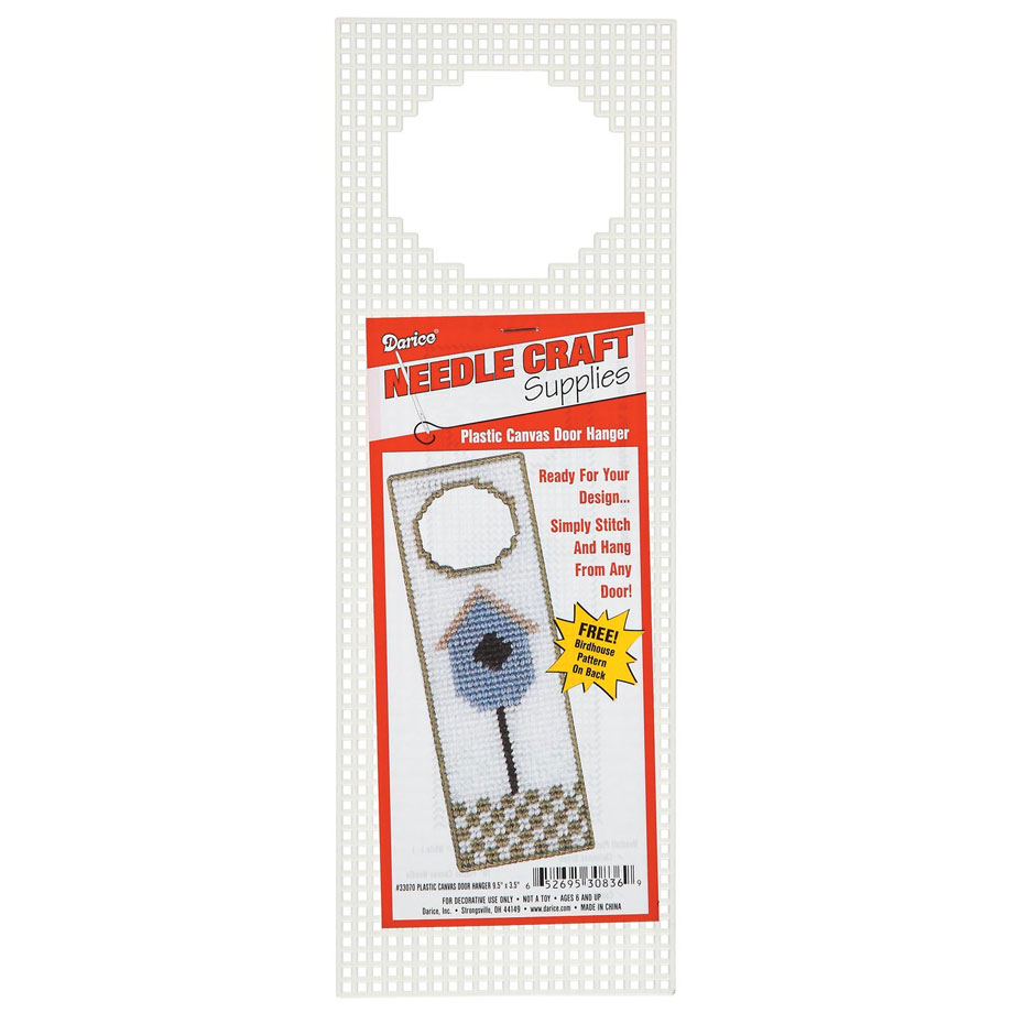 Plastic Canvas Shapes - Plastic Door Hanger