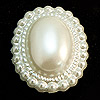 Flat Back Pearl - Pearl Cabochon