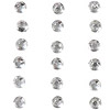 Stick on Round Faceted Rhinestone - Rhinestones - Sticky Back Rhinestones