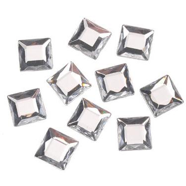 Acrylic Rhinestones Square Crystal