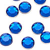 Acrylic Faceted Rhinestones - Smooth Top Faceted Rhinestones - Round Acrylic Rhinestones - Smooth Top Faceted Flat Back Rhinestones