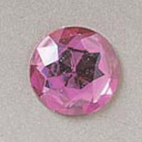 Smooth Top Faceted Rhinestones - Round Acrylic Rhinestones - Smooth Top Faceted Flat Back Rhinestones