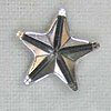 Flatback Rhinestone Faceted Stars - Rhinestone Stars