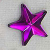 Flatback Rhinestone Faceted Stars - Rhinestone Stars