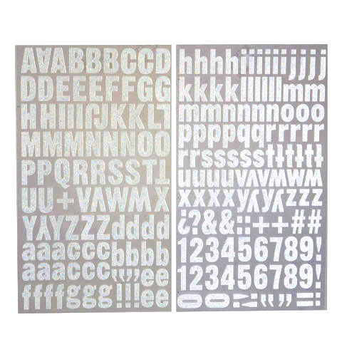 Alphabet Chalkboard Stickers Teacher Supply Scrapbooking Cards 1675 5 Pkgs 