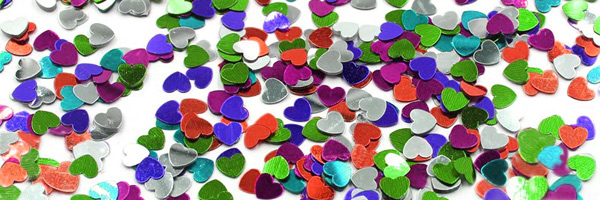 Craft Sequins - Sequin Hearts - Sequins for CraftsHeart Sequins - Sequin Hearts - Heart Shaped Sequin