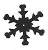 Snowflake Sequins - Silver - Starflake Sequins - Snowflake Sequin